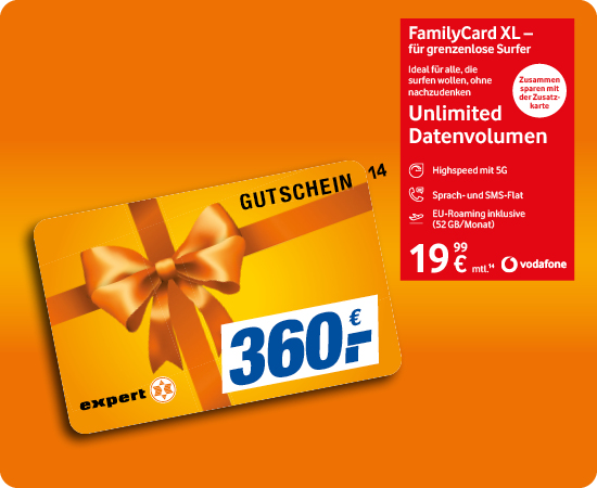 360€ Expert Warengutschein