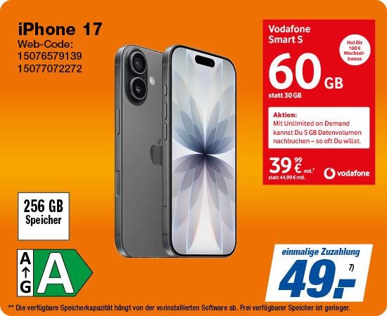 100€ Wechselbonus von Vodafone