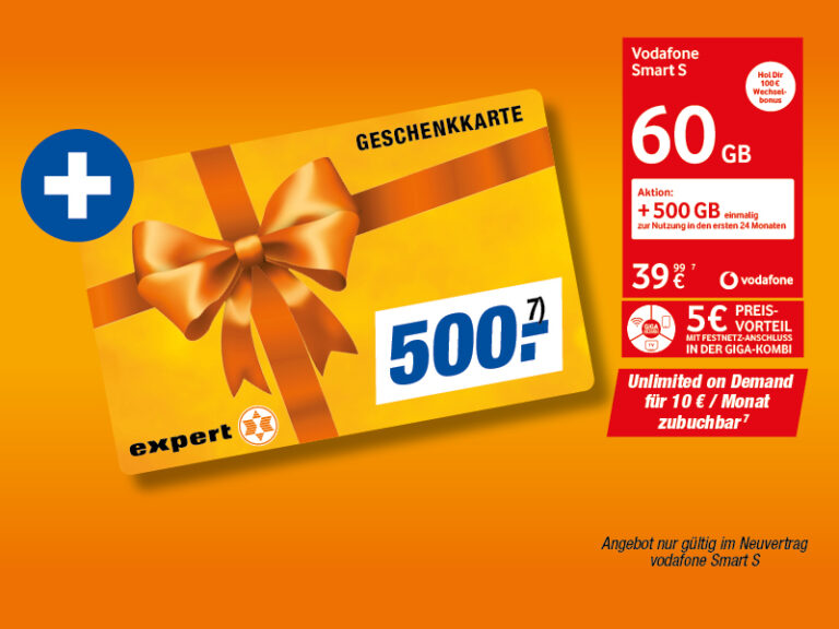 Gechenkkarte 500 € für alle Warenbreiche