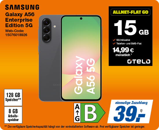 Galaxy A56 128GB Enterprise Edition